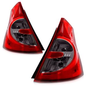 Par Lanterna Traseira Renault Sandero 2008 2009 10 2011 Fumê Direito Fumê