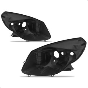 Par Carcaça Farol Dianteira Sandero 2008 2009 2010 2011