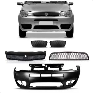 Envolvente Palio G3 2005 A 2010 Com Grades S/ Furo 1a Linha  Preto