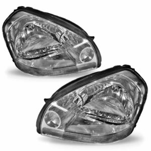 Par Farol Tucson 2005 A 2016 Cromado Sinaleira Cristal