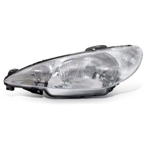 Par Farol Peugeot 206 1998 1999 A 2003 Foco Simples Raiado