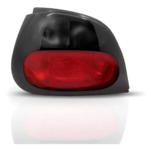 Par Sinaleira Traseira Megane 96 97 98 99 Hatch Fumê Ambos Lados Vermelho