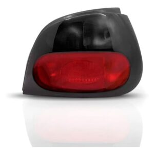 Par Sinaleira Traseira Megane 96 97 98 99 Hatch Fumê Ambos Lados Vermelho