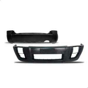 Kit Parachoque Tucson 04 Cilindros 05 A 16 Dianteiro E Tras  Preto