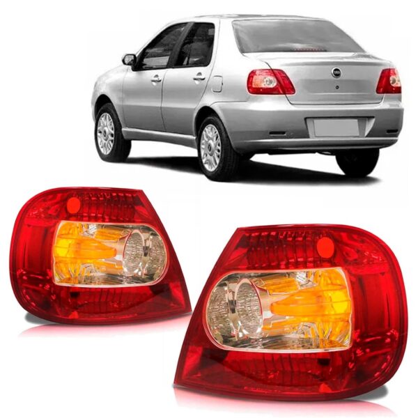 Par Sinaleira Traseira Siena 2004 2005 2006 07 Com Garantia