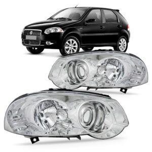 Par Farol Palio 10/12 Siena 08/12 Cromado Modelo Lua Oferta