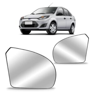 Par Lente Espelho Retrovisor Fiesta 2003 04 05 06 07 A 2012