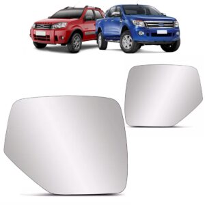 Par Lente Espelho Retrovisor Ecosport 04 A 12 Ranger 05 A 09