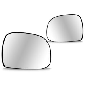 Jogo Lente Espelho Retrovisor S10 Blazer 1995 96/2012 Prata