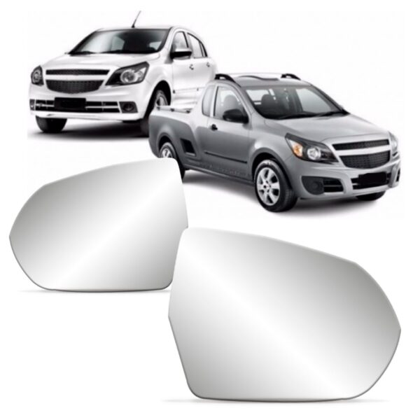 Par Lente Espelho Retrovisor Agile Montana 2010 11 12 2014