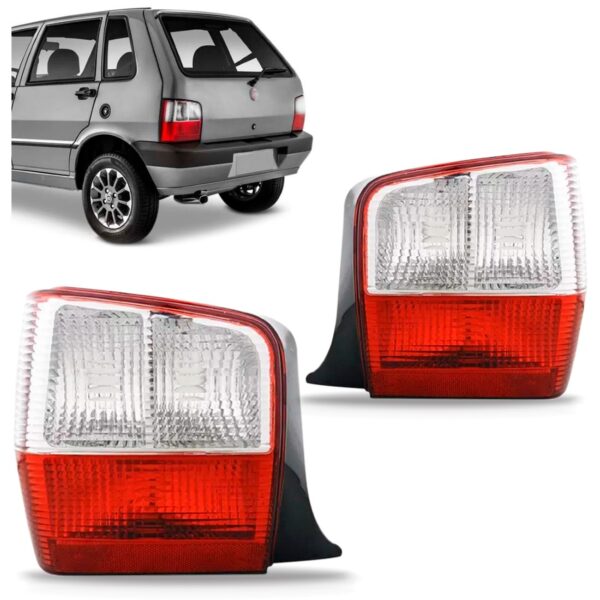 Jogo Sinaleira Traseira Uno 2004 2005 06 07 08 09 2010 Bicol