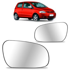 Par Lente Espelho Retrovisor Fox 2003 2004 2005 06 07 2008