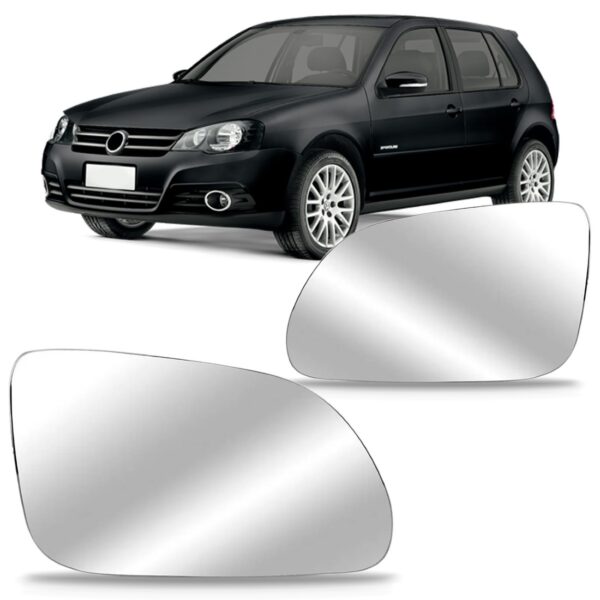 Par Lente Retrovisor Golf 2007 2008 2009 2010 2011 2012