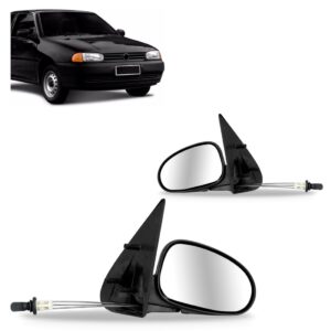 Par Retrovisor Gol 2 Portas 1995 96 97 98 1999 Com Controle