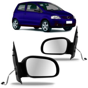 Par Retrovisor Fox 2 E 4 Portas 2003 04 05 A 2010 Elétrico