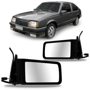 Par Retrovisor Monza 2 E 4 Portas 1985 A 1990 Com Controle