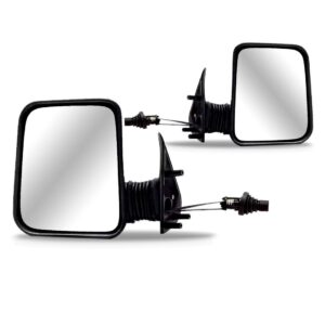 Par De Retrovisor Fiorino 1997 A 2010 Com Controle