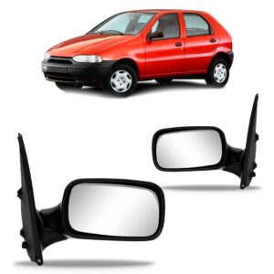 Par Retrovisor Palio 4 Portas 1996 97 98 A 2000 Sem Controle