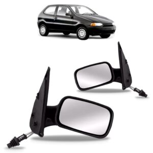 Par Retrovisor Palio 2 Portas 96 97 98 99 2000 Com Controle