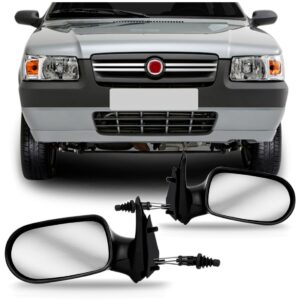 Par Retrovisor Uno Economy 4pts 2010/2011 C/controle Oferta