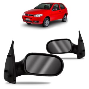 Par Retrovisor Palio 2 Portas 2004 A 2011 Sem Controle