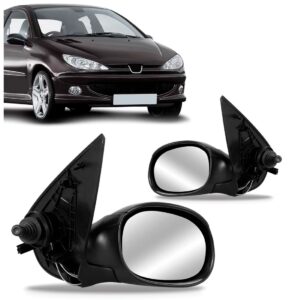 Par Retrovisor Peugeot 206 1998 99 00 01 A 2009 Com Controle