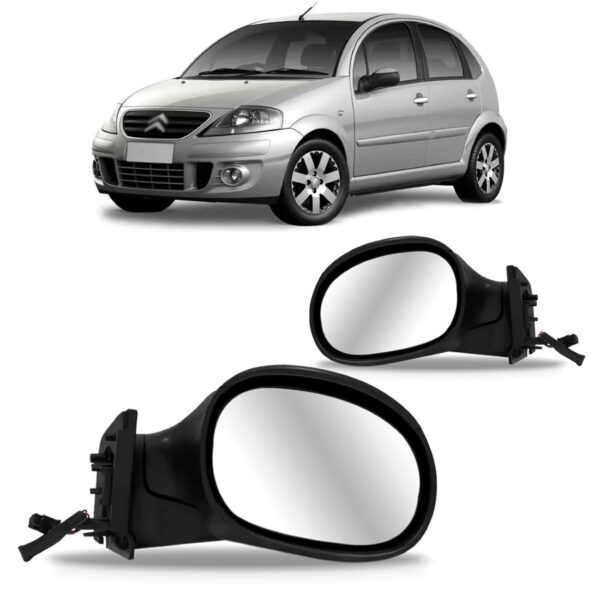 Par Retrovisor C3 2003 2004 2005 2006 2007 2008 Elétrico