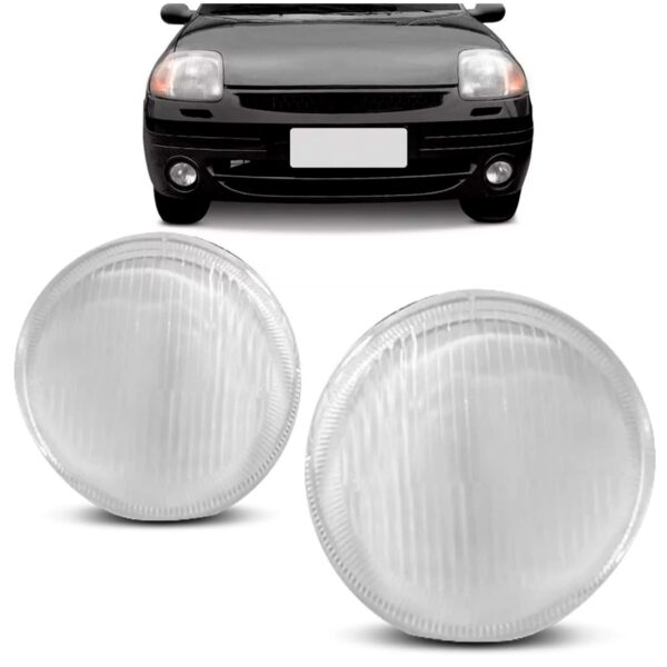 Jogo Lente Farol Milha Auxiliar Clio 1996 97 1998 1999 Raiad