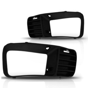 Par Tela Frontal Farol Milha Polo 97 98 99 00 01 02 Com Furo Preto