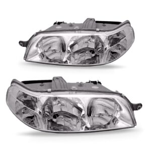 Par Farol Fiat Palio 2001 2002 2003 Carcaça Cinza