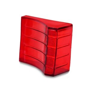 Par Lente Da Sinaleira Traseira Opala 1969 A 1974 Vermelha Vermelho