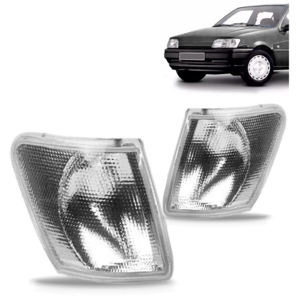 Par Lanterna Sinaleira Seta Fiesta 1994 1995 1996 Cristal