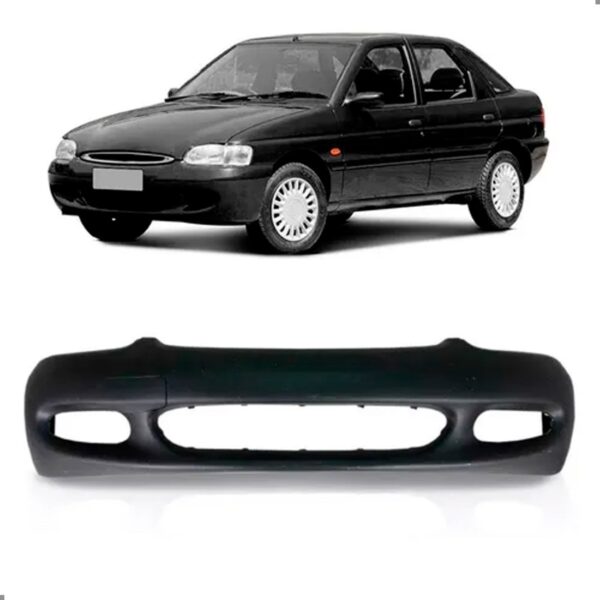 Parachoque Dianteiro Para Escort 1997 A 2003 Com Espuma Preto