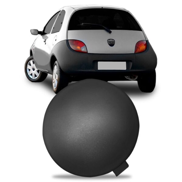 Tampa Reboque Parachoque Traseiro Ka 1997 98 A 00 2001 Preta