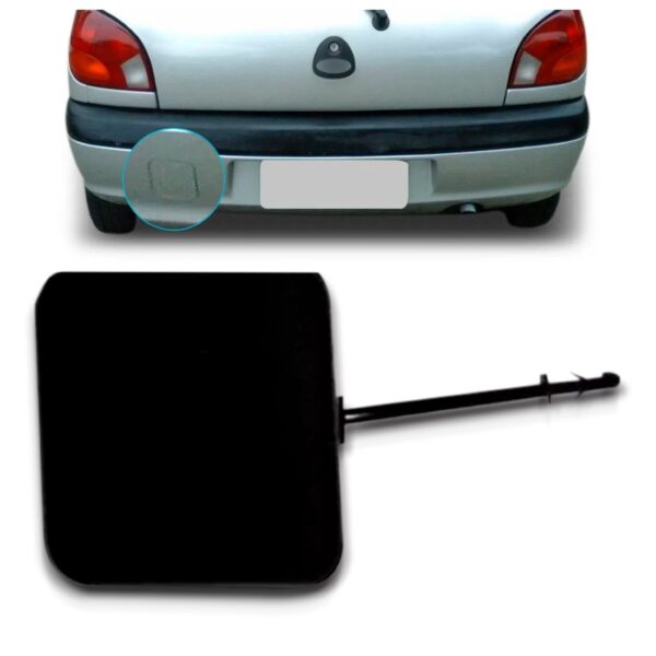 Tampa Reboque Parachoque Traseiro Fiesta 2000 2001 2002