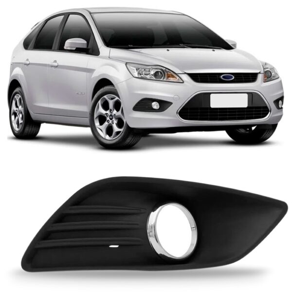 Moldura Farol De Milha Focus 2008 09 10 11 12 2013 Com Furo Lado Direito