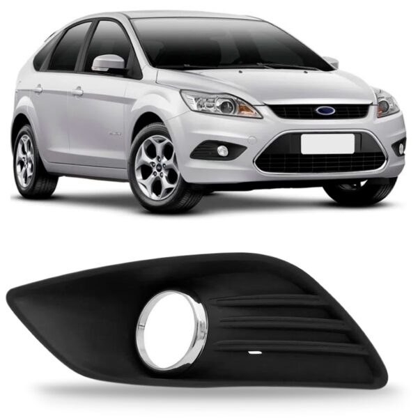 Moldura Farol De Milha Focus 2008 09 10 11 12 2013 Com Furo Lado Esquerdo