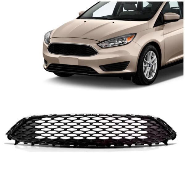 Grade Central Parachoque Focus 2015 2016 17 A 2018 1a Linha Preto