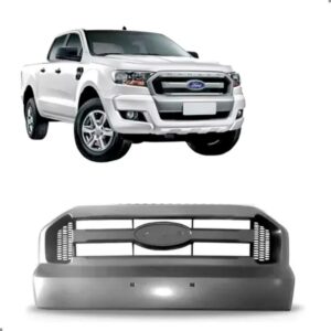 Grade Radiador Para Ford Ranger 2016 2017 2018 Da Cor Cinza Cinza