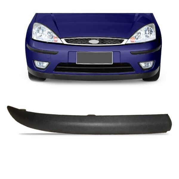 Moldura Parachoque Dianteiro Focus 04 05 06 07 Texturizado Lado Direito