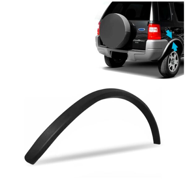 Moldura Paralama Traseiro Ecosport 2003 A 2007 Anterior Lado Esquerdo