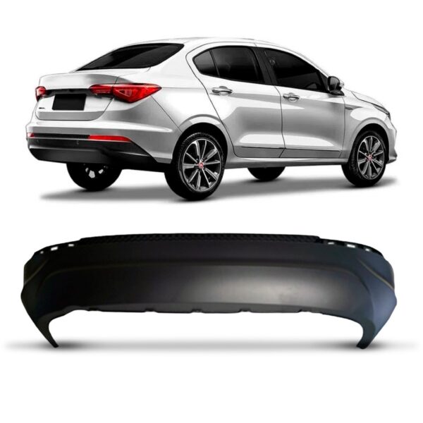 Spoiler Parachoque Traseiro Cronos 2018 2019 2020 Preto