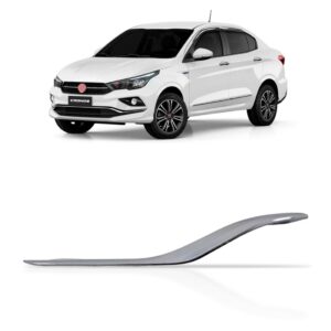 Friso Parachoque Cronos 2018 Em Diante Cromada Lado Direito