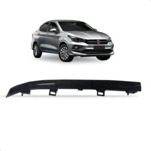 Moldura Grade Milha Cronos 2018 A 2020 Ld Preto Direito