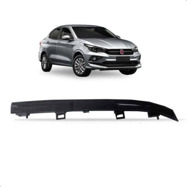 Moldura Grade Milha Cronos 2018 A 2020 Le Preto Esquerdo