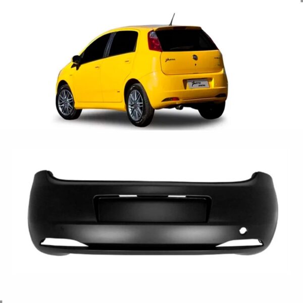 Parachoque Traseiro Para Fiat Punto 2007 08 A 2012 1a Linha