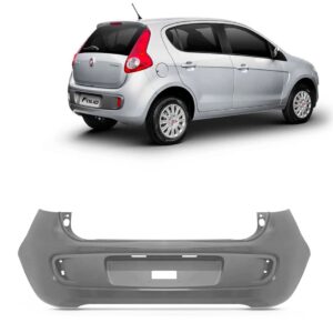 Parachoque Traseiro Palio Cinza 2012 Em Diante 1a Linha