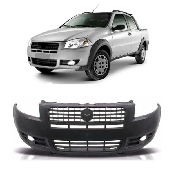 Envolvente Dianteiro Strada 2007 A 2009 Com Furo 1a Linha - Preto