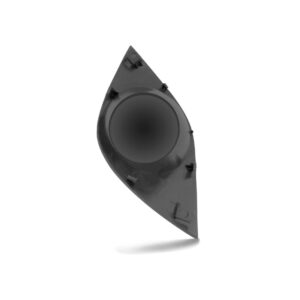 Grade Moldura Milha Palio 2012 13 14 15 2016 Sem Furo Cinza Lado Esquerdo