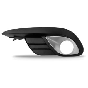 Moldura Farol Milha Grand Siena 2012 A 2016 Com Furo Cinza Lado Esquerdo